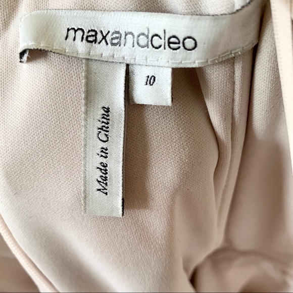 Strapless Satin Heart Shaped Dress w/ Lace Detail - Picture 4 of 6